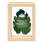 Dried flowers frame  - double glass, floating frame - small