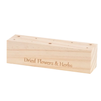 Wooden dried flowers stand - medium 
