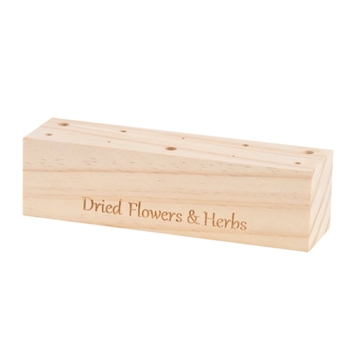 Wooden dried flowers stand - medium 