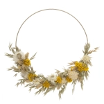 Set von Trockenblumen für Kranz