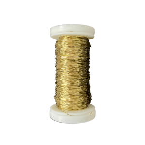 Draht, gold, gewellter, 50 g