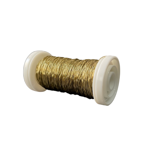 Draht, gold, gewellter, 50 g