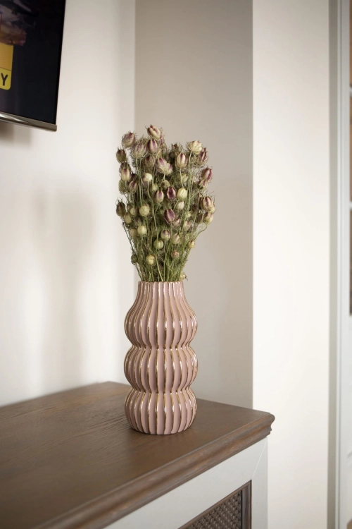 Jungfer im Grünen (Nigella), natürlich - Strauß - Trockenblumen