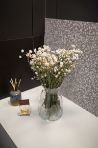 Getrocknete Papierknöpfchen (Ammobium) - Strauß - Trockenblumen