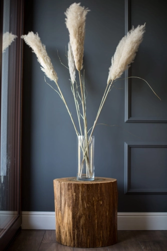 Dried ecru pampas grass 115 cm 