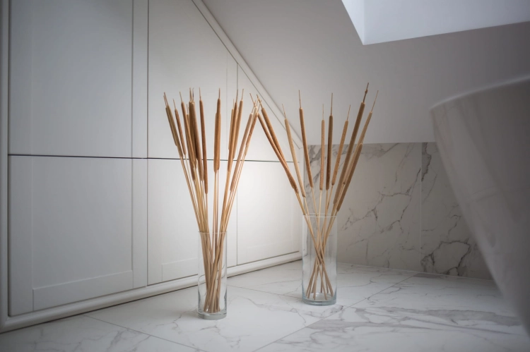 Rohrkolben (Typha), klein - Strauß, 20 Stk. - Trockengräser