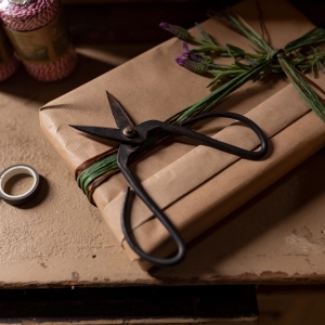 Metal floristic scissors for handicrafts and bonsai