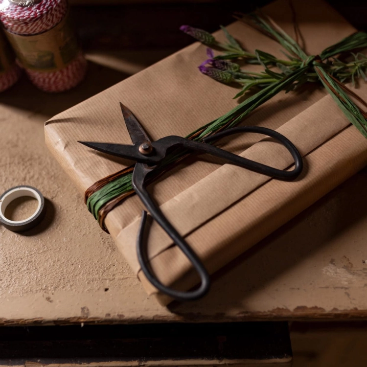 Metal floristic scissors for handicrafts and bonsai