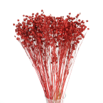 Dried red Linum (Flax) - bunch - dried flowers