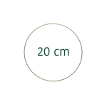Golden metal hoop - macrame, wreath base 20 cm