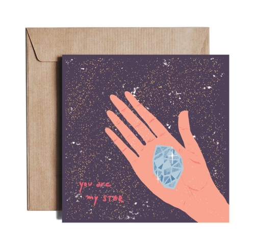 Grußkarte "You're My Star"