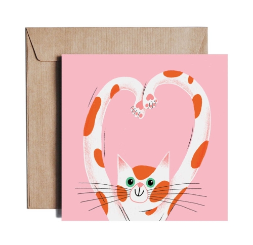 Grußkarte "Purr Love" 