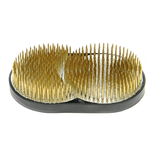 Sun&amp;Moon Messing Kenzan 108x67 mm - Ikebana