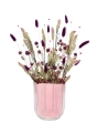 Set von Trockenblumen für Vase - Celosia, Gomphrena, Lagurus, Glixia