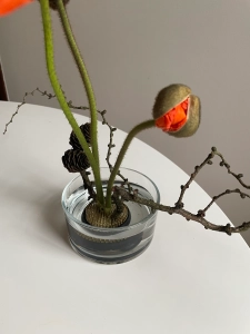 Round brass kenzan 60 mm - Ikebana
