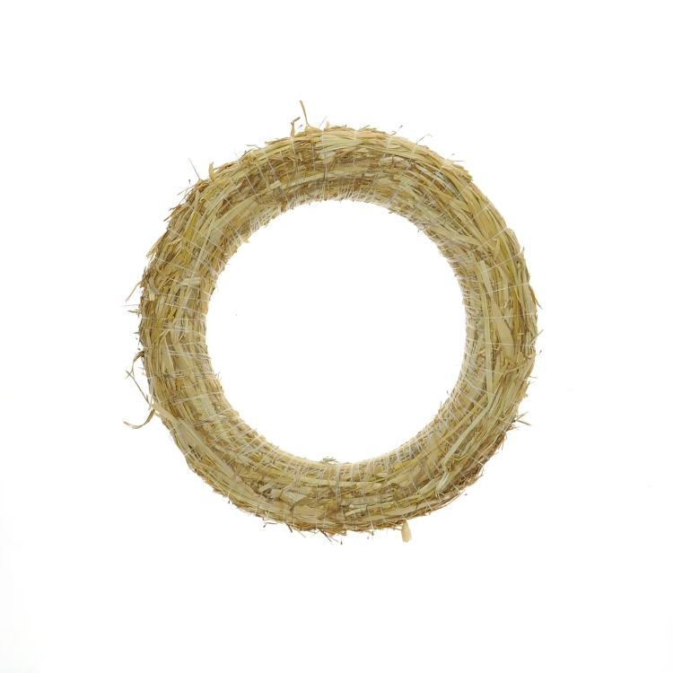 Straw wreath, straw base 25 cm