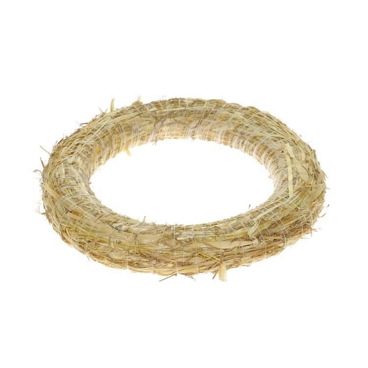 Straw wreath, straw base 25 cm