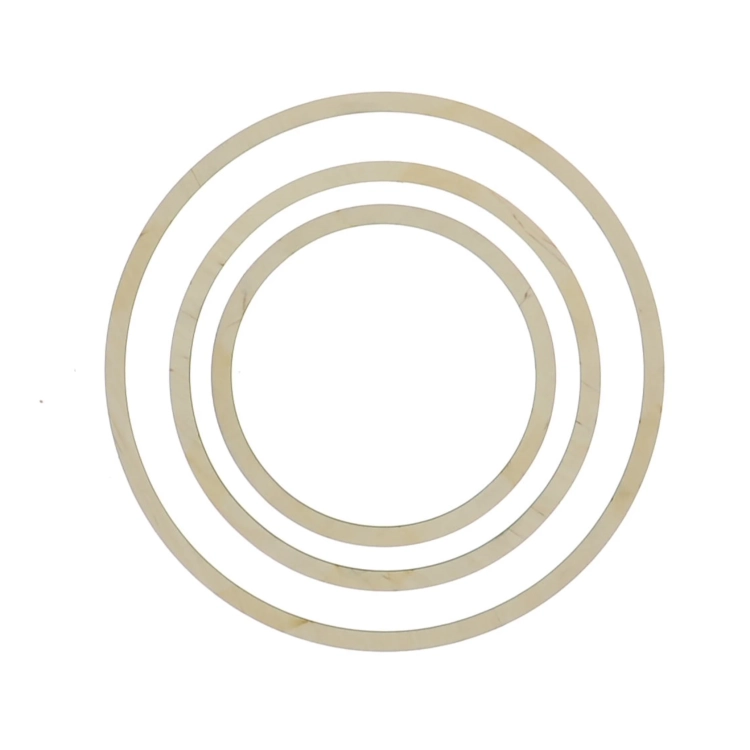 Holzreifen für Kranz, Makramee 20 cm