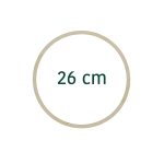 Wooden hoop - macrame, wreath base 26 cm