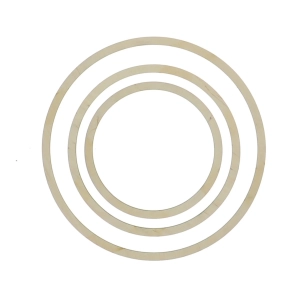 Wooden hoop - macrame, wreath base 26 cm
