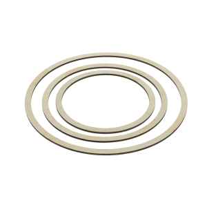 Wooden hoop - macrame, wreath base 26 cm