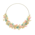 Set von Trockenblumen für Kranz