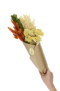 Trockenblumenset für einen Kranz