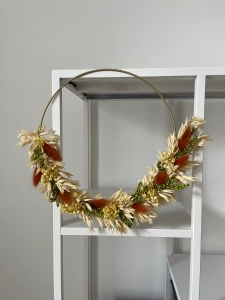 Trockenblumenset für einen Kranz