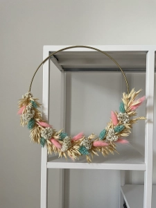 Trockenblumenset für einen Kranz