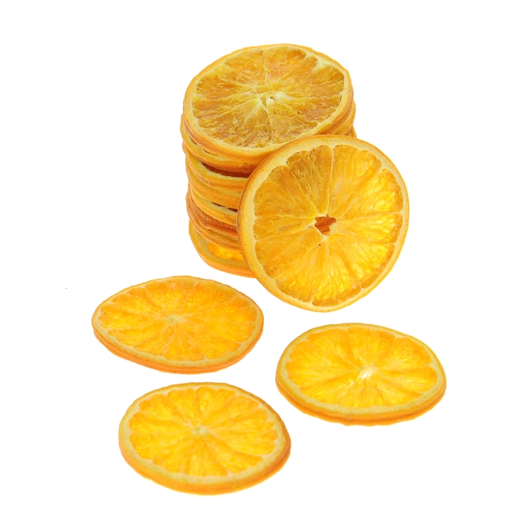 Dried orange slices for decoration - 20 pcs