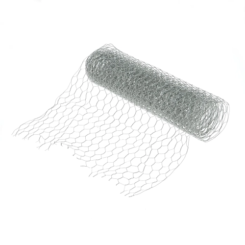 Silver hexagonal florist net 30 cm x 3 m
