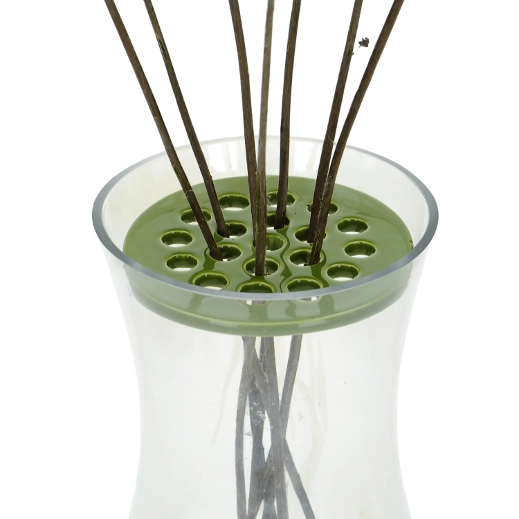 Flower arranging disc - green