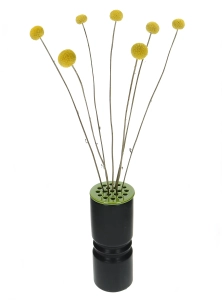 Flower arranging disc - green