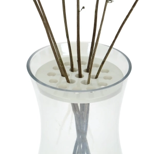Flower arranging disc - white