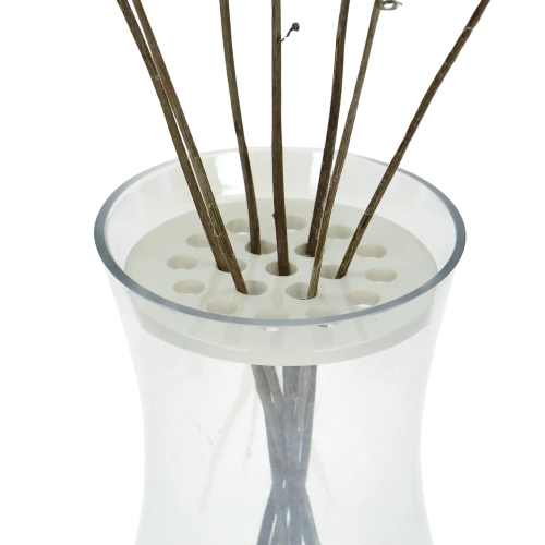 Flower arranging disc - white