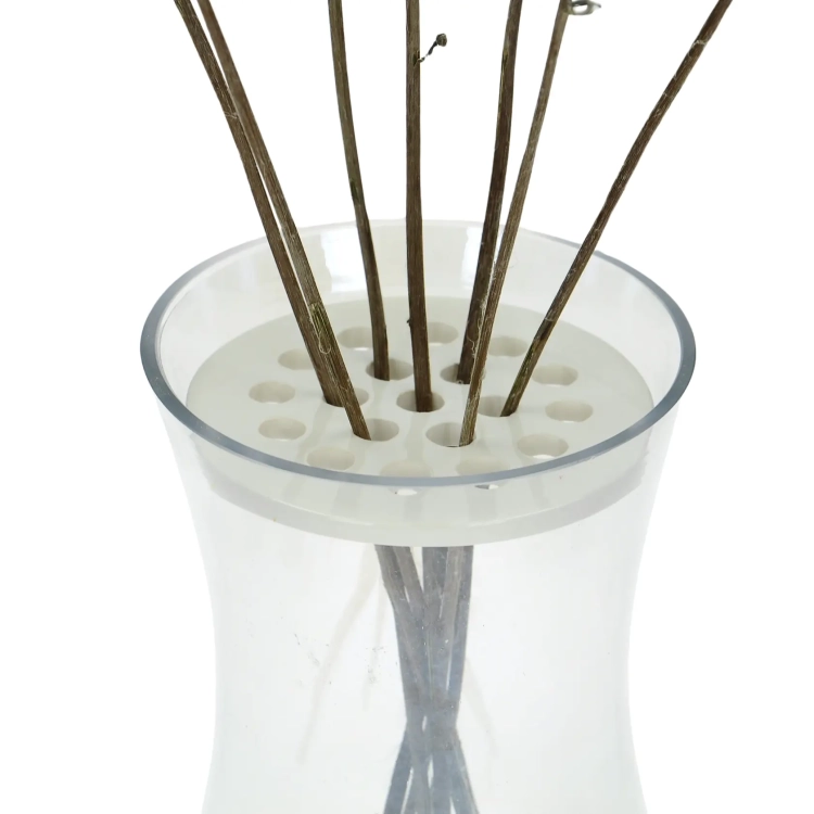 Flower arranging disc - white