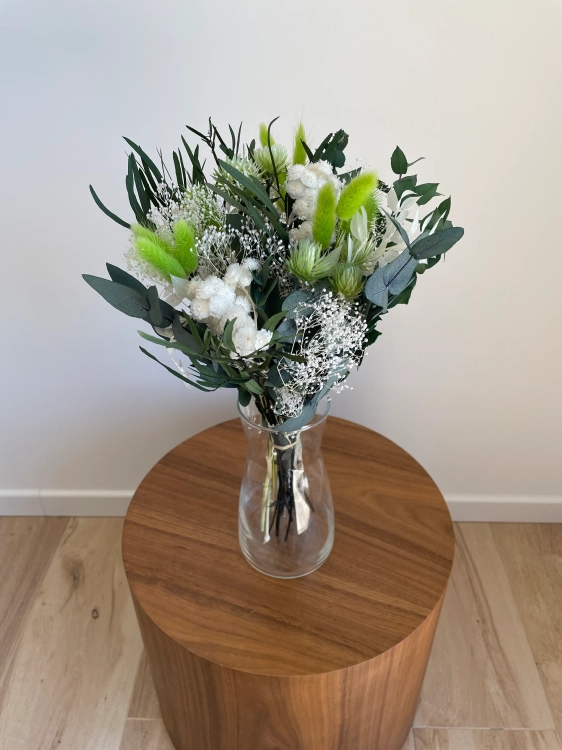 Dried flowers bouquet - green