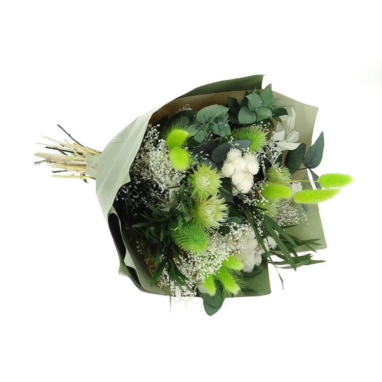 Dried flowers bouquet - green
