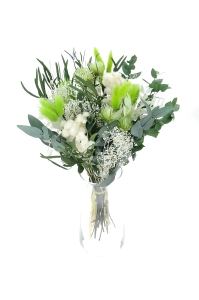 Dried flowers bouquet - green