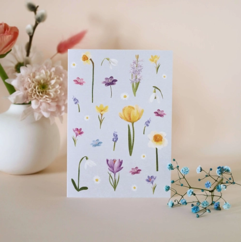 Greeting card "Spring"