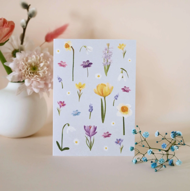 Greeting card "Spring"