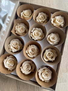 Everlasting rose (preserved) cream - small