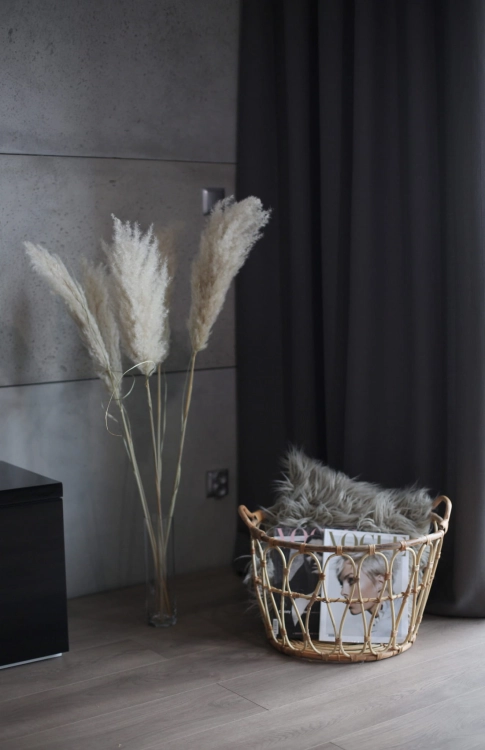 Dried pampas grass ecru 115 cm