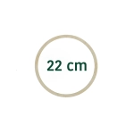 Wooden hoop - macrame, wreath base 22 cm