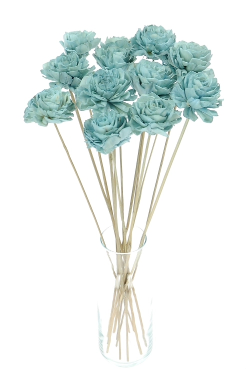 Shola flower - blue dahlia - stem