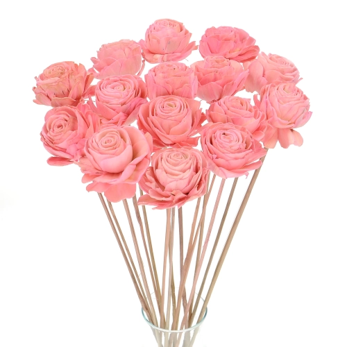 Shola flower - pink rose - stem