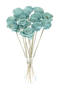 Shola flower - blue rose - stem
