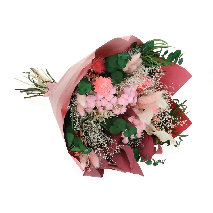Dried flowers bouquet - pink