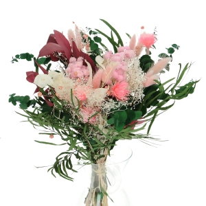 Dried flowers bouquet - pink