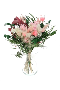 Dried flowers bouquet - pink